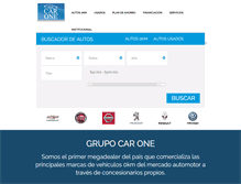Tablet Screenshot of carone.com.ar